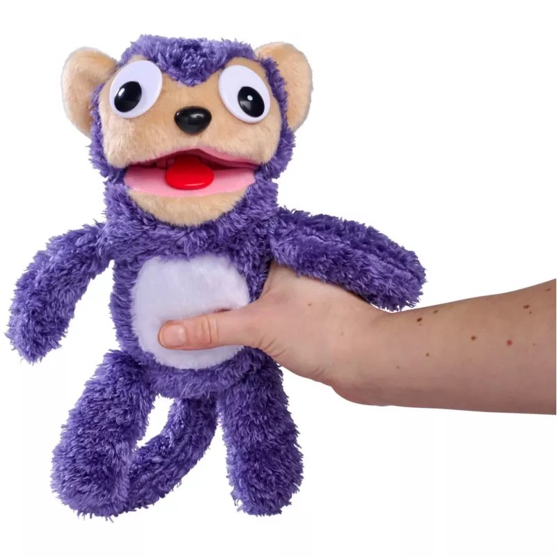 SIMBA ScreamerZ Peluche de mono con chirriador, marrón, 20 cm