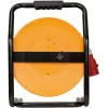 Brennenstuhl 1319110010 Alargador con carrete 40m H07RN-F 3G2.5 IP44 4x Schuko Negro/Naranja