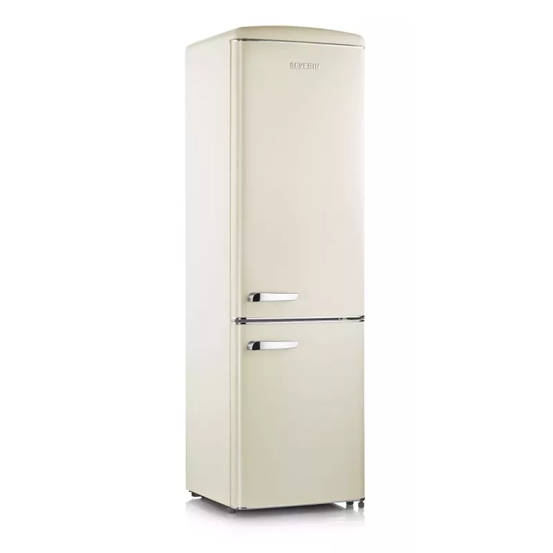 Severin RKG 8919 Combi frigorífico-congelador retro, 181/63 L, Crema