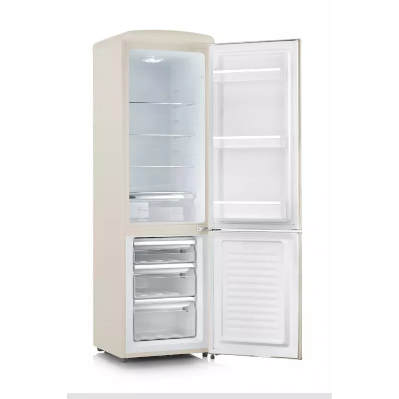 Severin RKG 8919 Combi frigorífico-congelador retro, 181/63 L, Crema