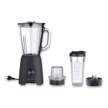 SEVERIN SM 3724 Espumador y calentador de leche automático, 500 W, acero inoxidable, negro
