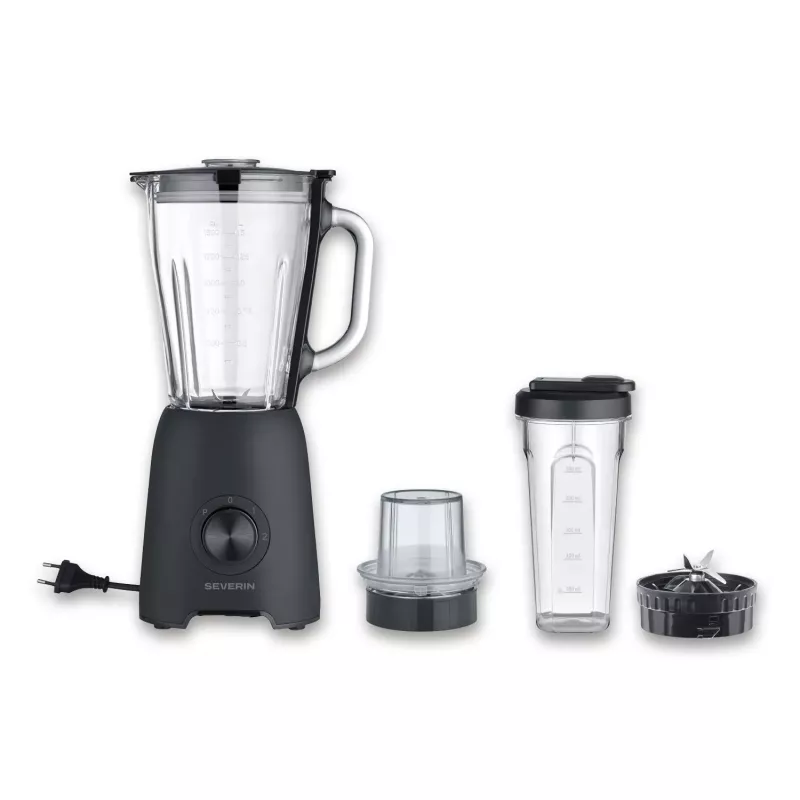 SEVERIN SM 3724 Espumador y calentador de leche automático, 500 W, acero inoxidable, negro