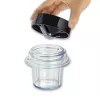 SEVERIN SM 3724 Espumador y calentador de leche automático, 500 W, acero inoxidable, negro