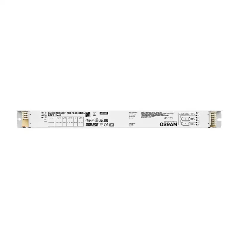 OSRAM Balasto electrónico para lámparas fluorescentes compactas, 26-32W, 220-240V, no regulable, blanco