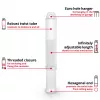 EINHELL-KWB Juego de brocas para martillo SDS-plus, Ø 6-14 mm (7 piezas, 210 mm)