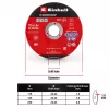 EINHELL-KWB Disco de corte fino, Ø 115 x 1,0 mm, 5 unidades (para amoladora angular)