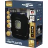 ANSMANN WL2000R Lámpara de trabajo LED recargable, Negra, 20W, 2000lm, con imán, gancho de suspensión, trípode - 1 ud. (1600-0755)
