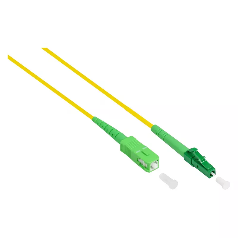 Good Connections OS2 cable de fibra óptica simplex LC/SC SM 9/125 0,5 m amarillo