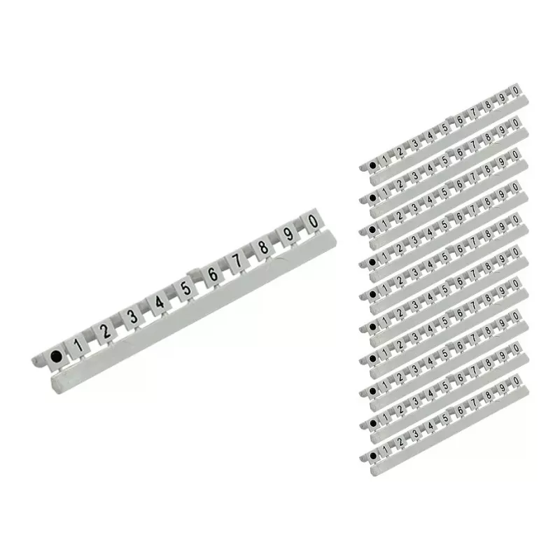 GoodConnections marcadores numéricos para cables de fibra óptica LC, marcado 0 a 9, set de 10 piezas, Good Connections® (GC-N0070)