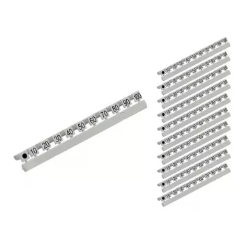 GoodConnections Marcadores numéricos para cables de fibra óptica LC, de 10 a 100 en pasos de diez, juego de 10 piezas (GC-N0071)
