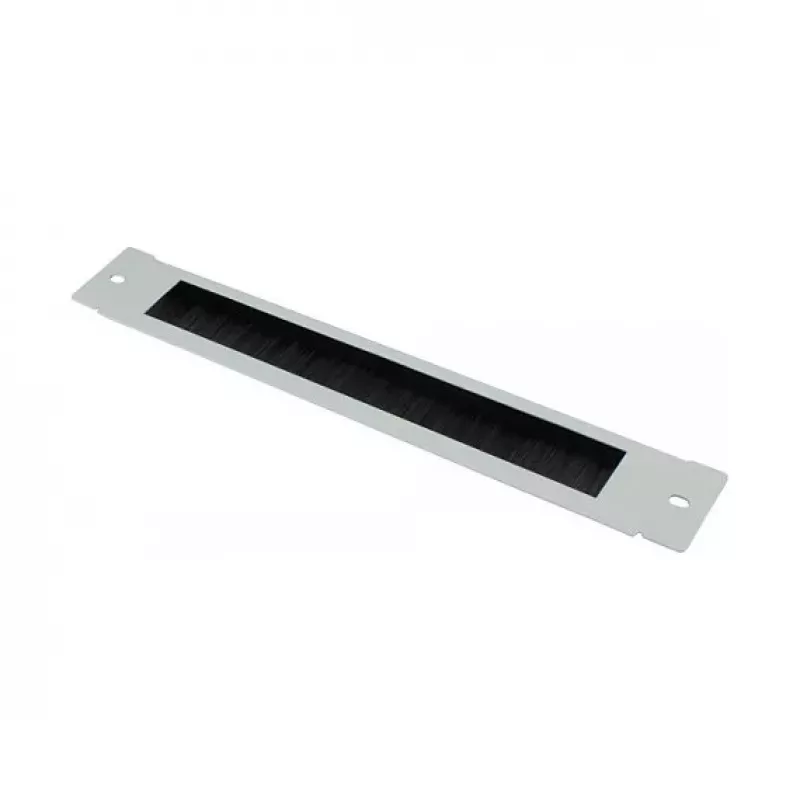 GoodConnections Brush Strip 380 mm x 57 mm para armario de pared 19 inch Good Connections® FLAT-Pack (GC-RFxxxG), gris claro (RAL7035)