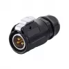 GoodConnections IC01-20P301 conector industrial S1 Power, clavija de 3 pines, M20, bloqueo click, terminal de soldadura, IP65/66