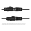 GoodConnections IC01-20P301 conector industrial S1 Power, clavija de 3 pines, M20, bloqueo click, terminal de soldadura, IP65/66