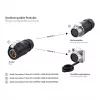 GoodConnections IC01-20P301 conector industrial S1 Power, clavija de 3 pines, M20, bloqueo click, terminal de soldadura, IP65/66