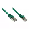 GoodConnections Alcasa cable de conexión RJ45-RJ45 Cat5e UTP 0,15m conectores chapados en oro macho a macho