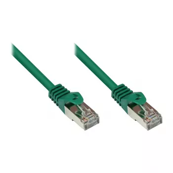 GoodConnections Alcasa cable de red RJ45-RJ45 Cat5e UTP 0,15 m dorado conector macho-conector macho