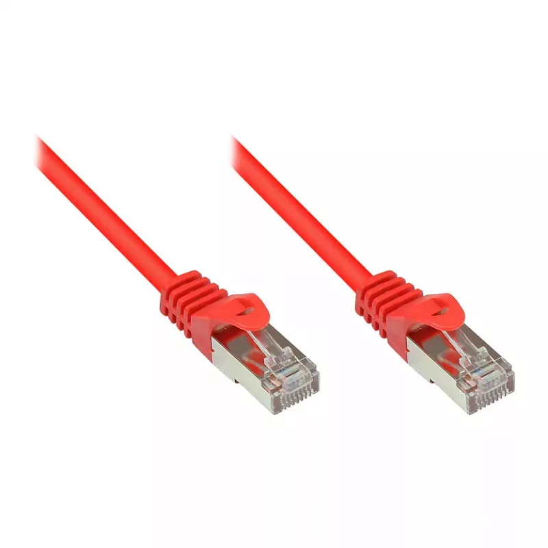 GoodConnections Alcasa cable de red Cat5e RJ45 1,5 m rojo