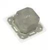GoodConnections toma de red Cat. 6, 2xRJ45, apantallada, empotrada, compatible con diseño, entrada de cable vertical, blanco perla RAL 1013 (GC-N0025)
