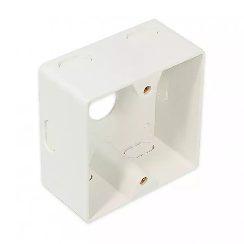GoodConnections carcasa de superficie 80x80x40 mm blanco perla RAL 1013 GC-N0029
