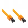 GoodConnections RNS® Cable de red Cat.8.1 S/FTP, LSZH, 2000MHz, 40Gbit/s, naranja, 1,5m