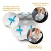 MEDISANA FS 350 baño de pies con masaje de burbujas y vibración, calefacción, rodillos, accesorios de pedicura