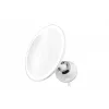 Medisana CM 850 Espejo de maquillaje LED con aumento 5x, LED luz de día, sensor táctil, giro 360°, plateado