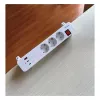Equip Regleta de alimentación CEE 7/7 90° a 3x Schuko / 2x USB-C + USB-A, blanca, 1,5m