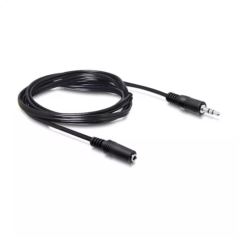 DELOCK Cable alargador de audio 3,5 mm jack conector macho a conector hembra 3 m negro