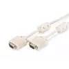 DIGITUS Cable de conexión de monitor VGA 1,8 m Negro