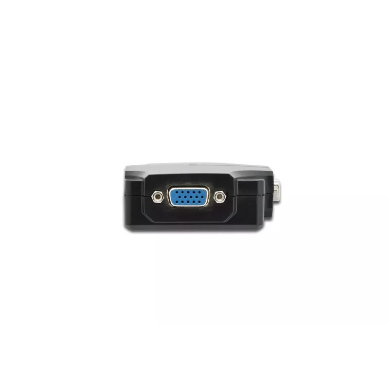 DIGITUS DS-41120-1 divisor VGA de 2 puertos carcasa de plástico 350 MHz HDSUB 15/M a 2x HDSUB 15/F 1080p