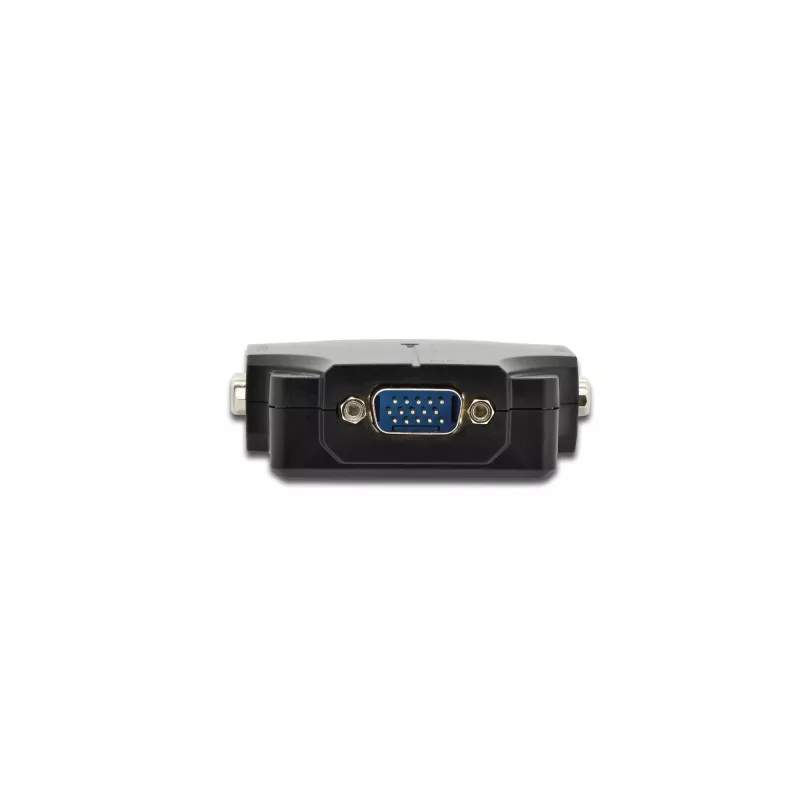 DIGITUS DS-41120-1 divisor VGA de 2 puertos carcasa de plástico 350 MHz HDSUB 15/M a 2x HDSUB 15/F 1080p