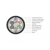 DIGITUS cable de instalación para interior/exterior A/I-DQ (ZN) BH 9/125µm OS2, 24 fibras, CPR Dca, LSZH
