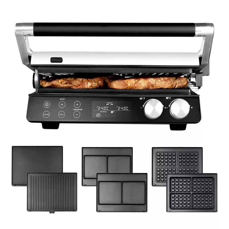Gastroback 42423 Gourmet BBQ Advanced Smart Parrilla eléctrica de contacto 2000W