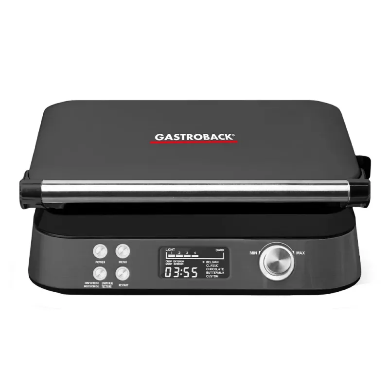 Gastroback 42449 Gofrera Advanced Control Black Edition