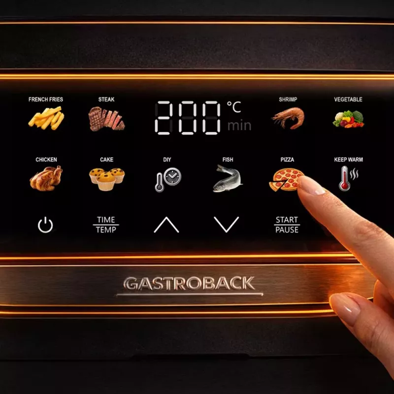 Gastroback 42585 Freidora de aire multiusos Heat & Crisp Family 8L