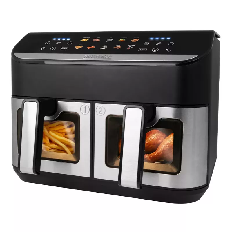 Gastroback 42586 Freidora de aire multiusos Duo Heat Family 9L