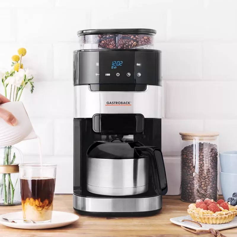 Gastroback 42711_S Cafetera Grind & Brew Pro Thermo
