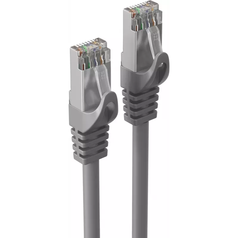 ShiverPeaks Cable de red RJ45 S/FTP PIMF Cat7 LSZH gris - cable de red - 2m
