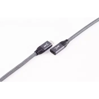 ShiverPeaks BASIC-S cable de extensión USB-C, USB 3.2 Gen 2, 2,0 m, negro
