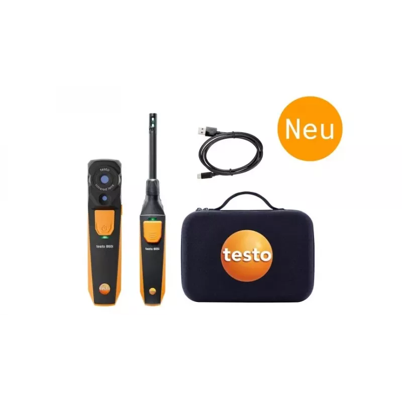 Testo 860i Mold Set cámara termográfica higrómetro Bluetooth 256x192 píxeles