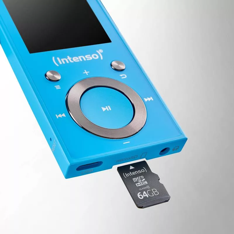 Intenso reproductor MP3 64GB azul