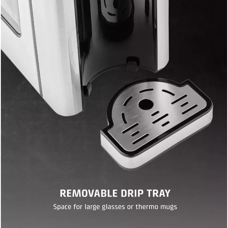 CASO HW 666 Inox dispensador de agua caliente Turbo 2,7L 2600W acero inoxidable/negro