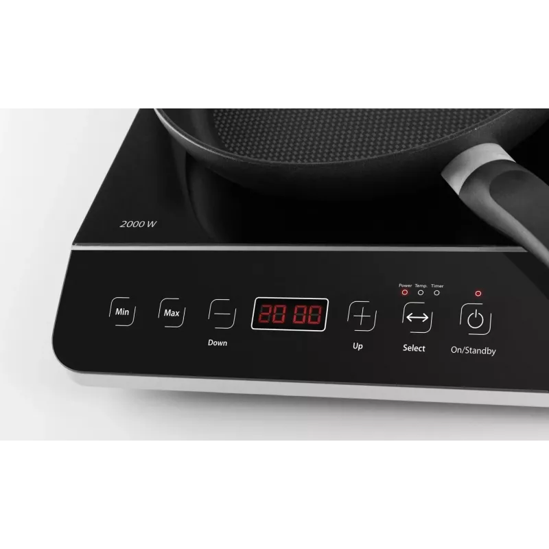 CASO Touch 3500 placa de inducción 2 zonas de cocción negra