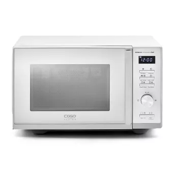 CASO Chef HCMG 25 microondas - 900W, aire caliente y grill, 25L, acero inoxidable