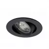 Synergy 21 Helios foco LED empotrable de techo, redondo, orientable, blanco cálido, negro