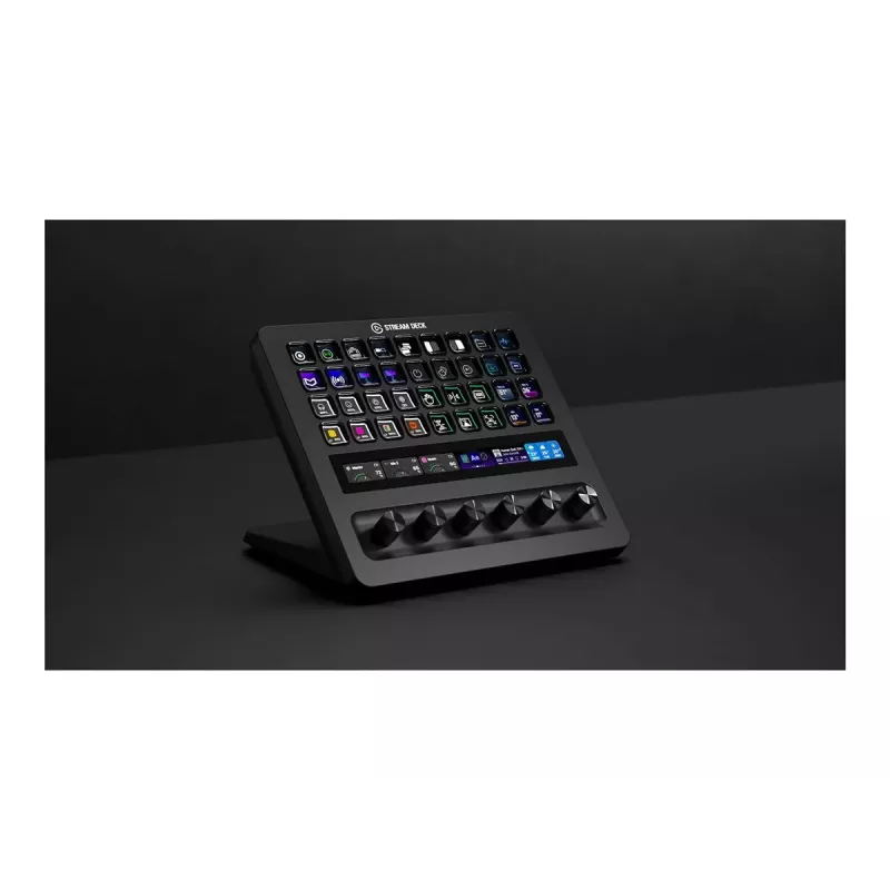 CORSAIR ELGATO Stream Deck+XL - 32 teclas LCD personalizables, USB-C, negro