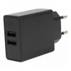 FLEPO NT-USB-103 cargador USB 2 puertos 100-240V AC a 5V DC 3A 15W blanco
