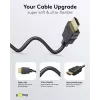 Goobay cable HDMI alta velocidad con Ethernet | Soft | 0,5 m