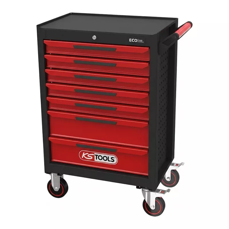 KS Tools Carro de taller ECOline 7 cajones