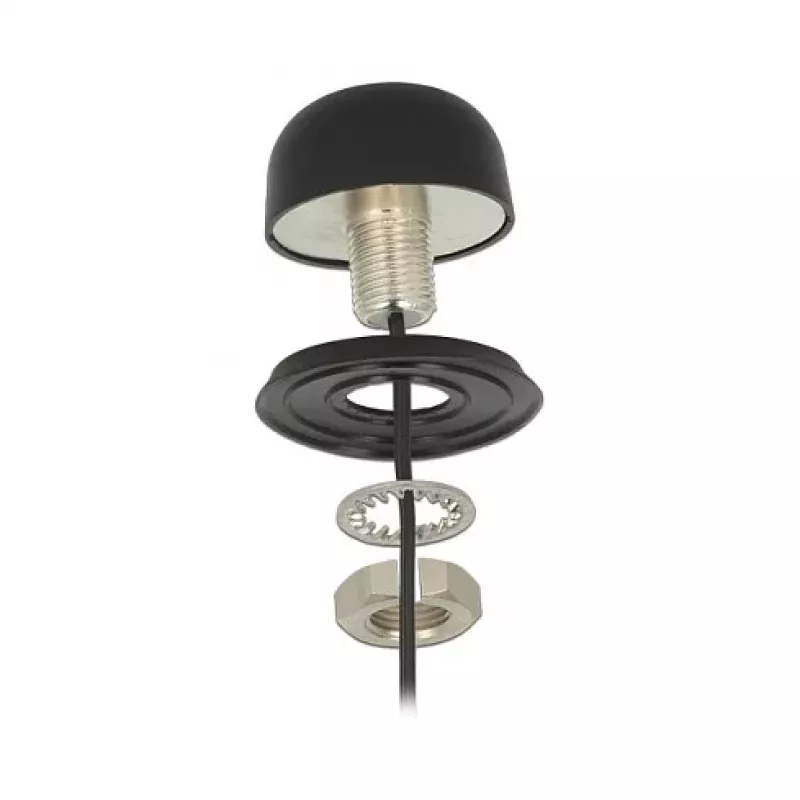 NAVILOCK Antena multibanda GPS GSM UMTS LTE SMA 2-5 dBi 2x2m RG-174 omnidireccional para montaje en techo en exteriores